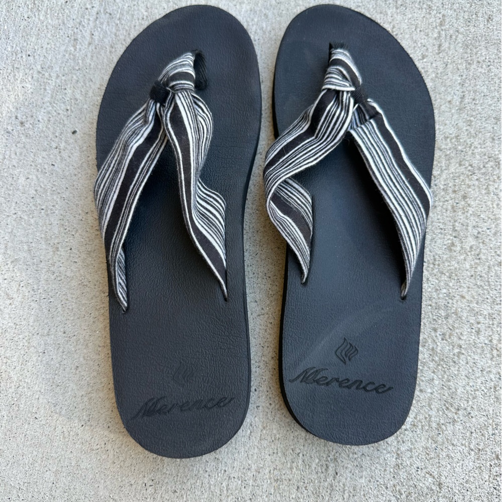 Black and White Women's Sandals